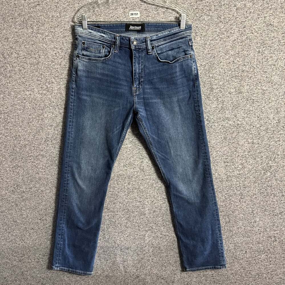 Revtown Men's Size 32x30 Medium Wash Blue Sharp Decade Denim Jeans
